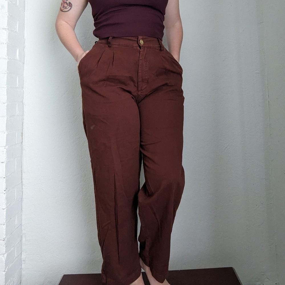 Big Bud Press Trousers Petite XS Fudgesicle Brown